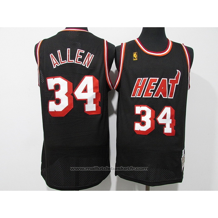 Maillot Miami Heat Ray Allen #34 Mitchell & Ness 2012-13 Noir